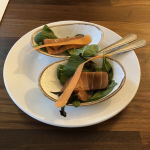 Complimentary appetizer  at Försters in Berlin