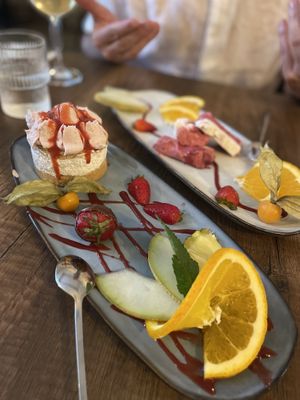 strawberry tiramisu so delicious  at Försters in Berlin