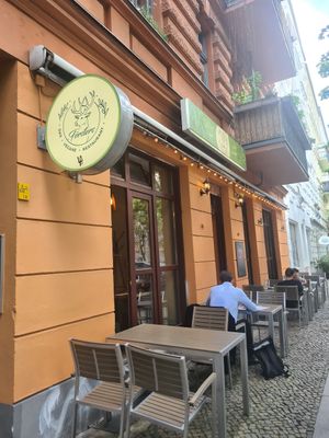 Outside at Försters in Berlin