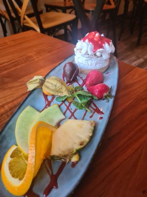 Erdbeertiramisu at Försters in Berlin