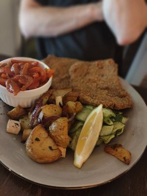 Budapest schnitzel at Försters in Berlin