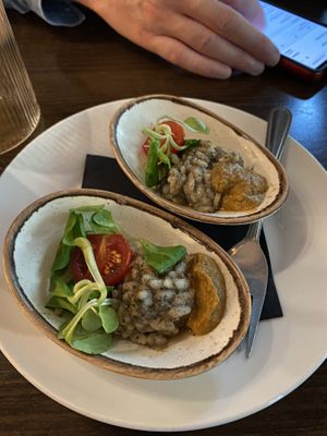 appetizer on the house  at Försters in Berlin