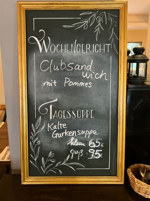 Daily specials on a Tuesday at Försters in Berlin