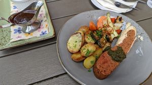 Vegan lamb at Försters in Berlin