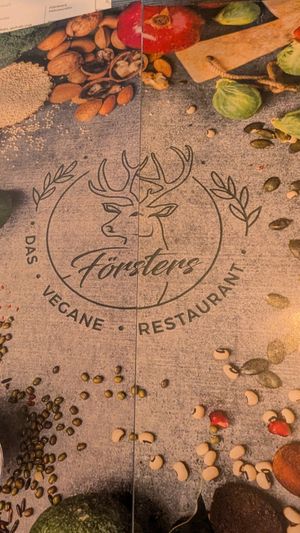 Menu cover at Försters in Berlin