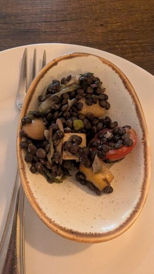 Lentil appetizer at Försters in Berlin