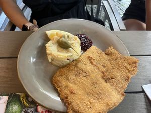 soy schnitzel vienna style   at Försters in Berlin