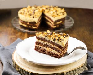 Erdnuss-Caramel Torte at Försters in Berlin