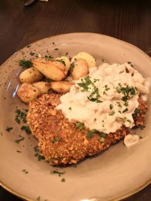 Must try! German Vegan Schnitzel at Försters in Berlin