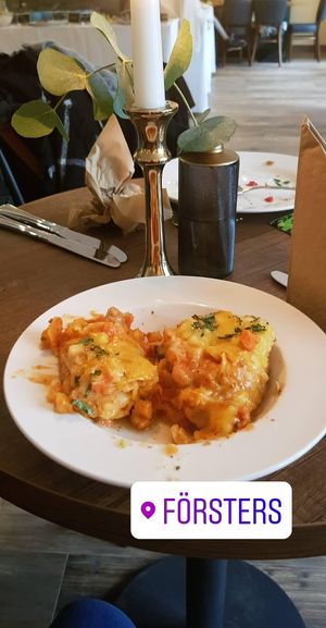 Lasanha vegana at Försters in Berlin