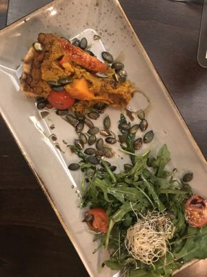 Starter: Pumpkin Quiche at Försters in Berlin