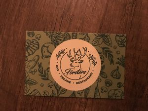 Logo at Försters in Berlin