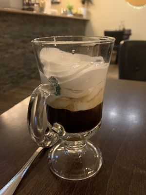 Irish coffee at Försters in Berlin
