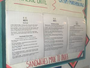 Menu  at Go Go Beets in Edinburgh