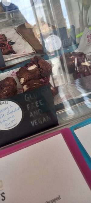 Brownies! 😃 at Go Go Beets in Edinburgh