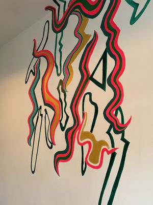 Decor at Go Go Beets in Edinburgh