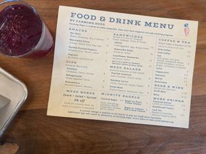 Blueberry-lavender Iced Tea at Manny's in San Francisco