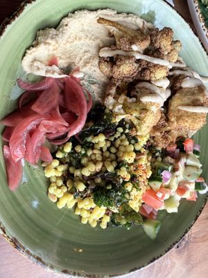 Cauliflower schwarma plate   at Manny's in San Francisco