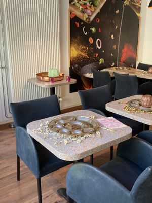 Ready for dinner  at Veggie India in Nijmegen