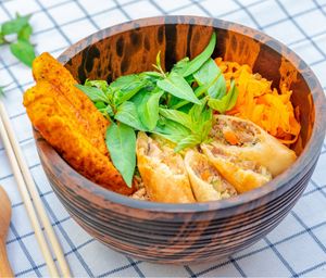 Vegan Bo Bun noodles at Poppy's in Bangkok