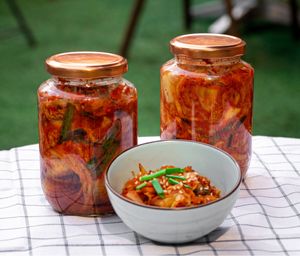 Organic vegetarian kimchi (contains honey and fish sauce) at Poppy's in Bangkok