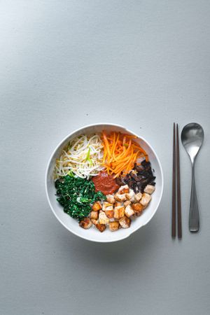 Cours : " Cuisine coréenne : bibimbap"
Photo : Marie Audo at Comme une Poule in Toulouse