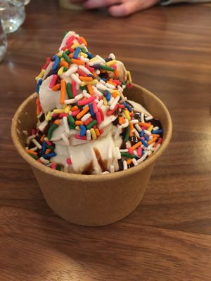 Vanilla ice cream 🍦   at Lekka Burger in New York City