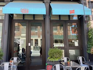 Outside  at Lekka Burger in New York City