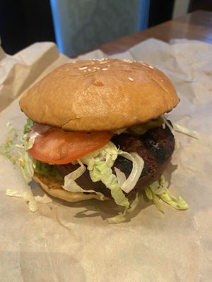 Guacamole burger  at Lekka Burger in New York City