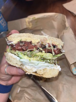   at Lekka Burger in New York City