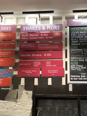 Menu   at Lekka Burger in New York City