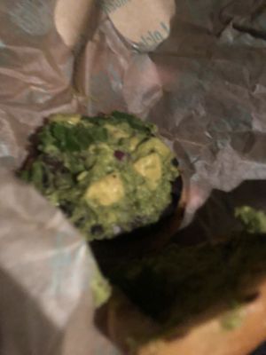 Guacamole burger(
Only Guacamole ,
Cilantro Only ,
No Jalapenos ,
No Hatch Chili Sauce ,No Radishes ,
No Lettuce ,No Tomato)  at Lekka Burger in New York City
