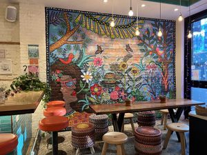 Artwork is amazing.   at Lekka Burger in New York City