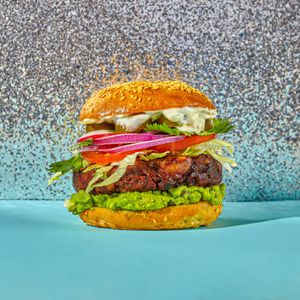 Lekka Burger’s Guacamole Burger!  at Lekka Burger in New York City