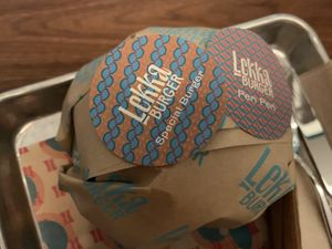 Peri peri burger at Lekka Burger in New York City