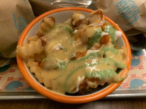 Messy fries were amazing!!!  at Lekka Burger in New York City