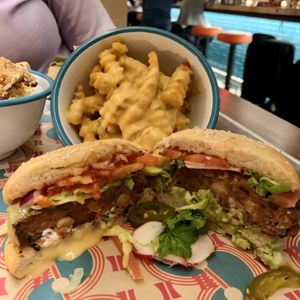 Cheese Burger - Cheese Fries - Guacamole Burger at Lekka Burger in New York City