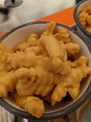 Cheese fries at Lekka Burger in New York City