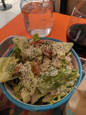 Creaser salad at Lekka Burger in New York City