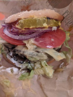 Lekka cheeseburger at Lekka Burger in New York City