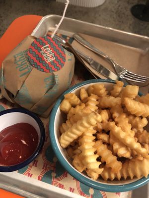 Food at Lekka Burger in New York City