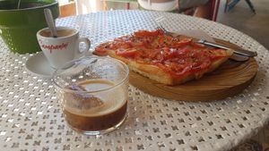  at Mosaic Cafe in Mallorca