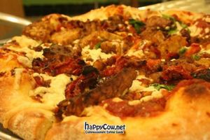 BBQ tempeh at Peace o' Pie in Allston