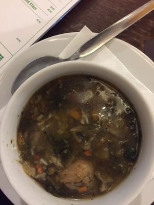 school canteen-like soap  at Vegalite in Brno