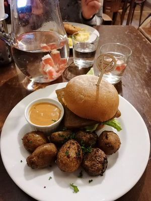Robi burger at Vegalite in Brno