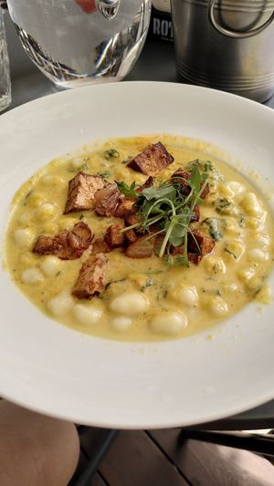 Gnocchi (from a lunch menu) at Vegalite in Brno
