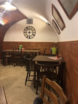 Seating area  at Vegalite in Brno