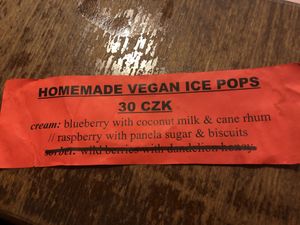 Ice pops  at Vegalite in Brno