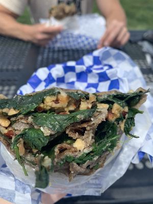 Plant Power Crepe at Café Crêpe in Big Bear Lake