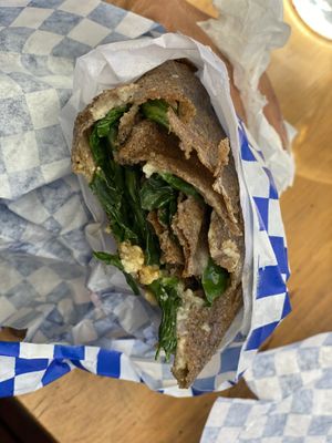 Plant powered vegan crepe  at Café Crêpe in Big Bear Lake